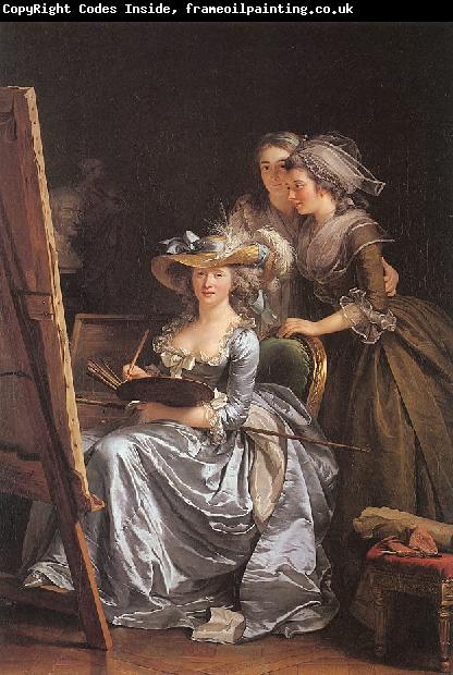 Labille-Guiard, Adelaide Self-Portrait with Two Pupils